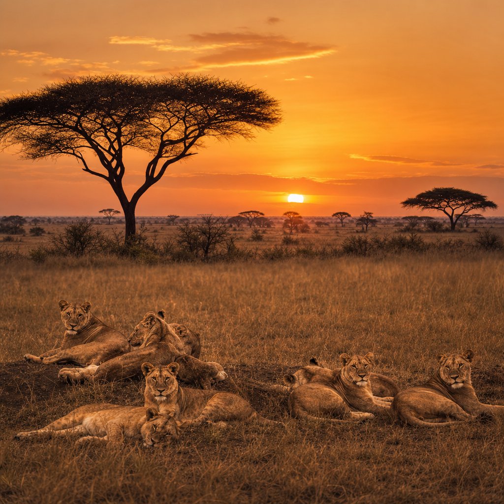 Serengeti golden plains